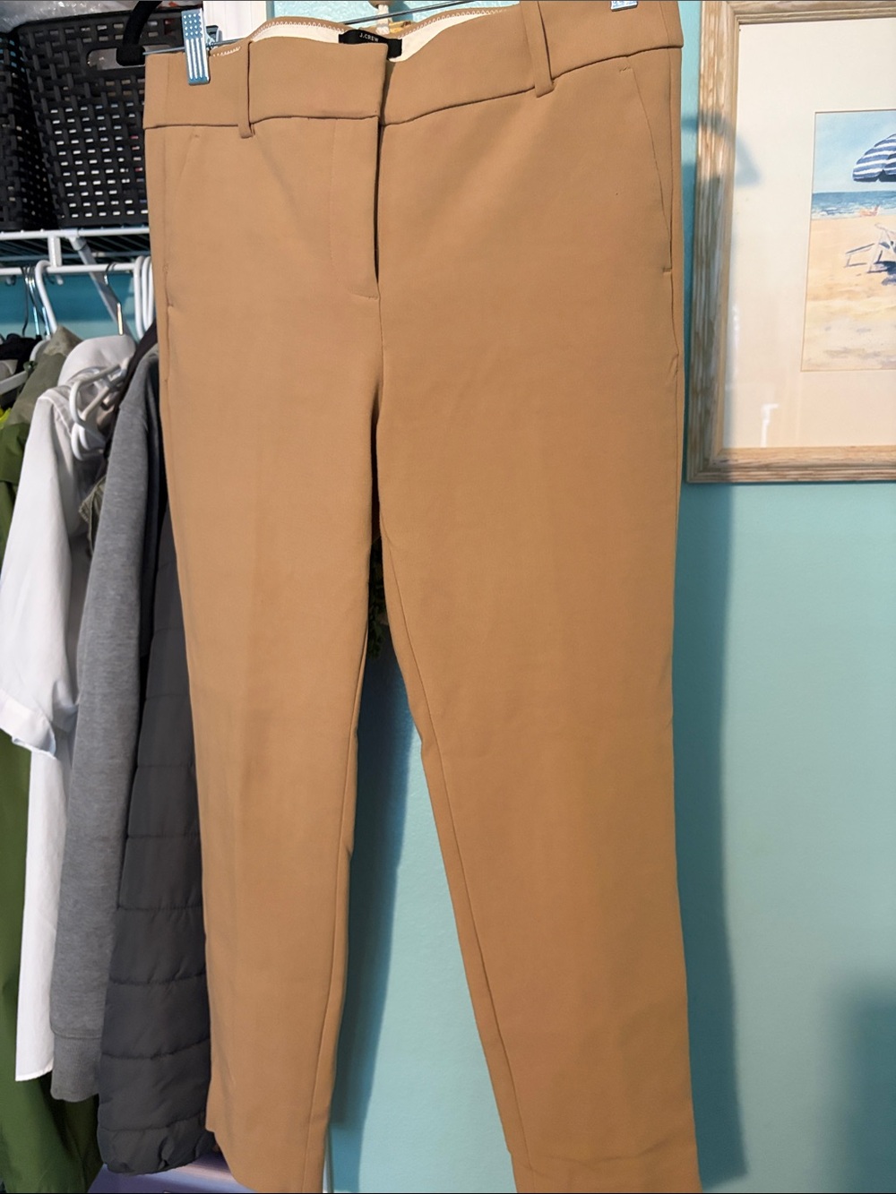 J. Crew Skinny Chinos in Camel